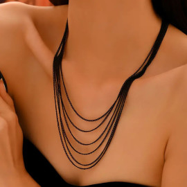 Collier Gothique Cascade of chains