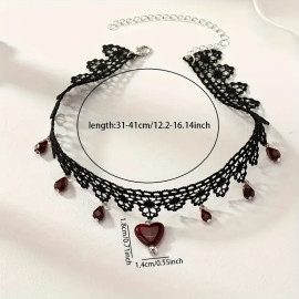 Collier Gothique Gothic Fantasy Heart