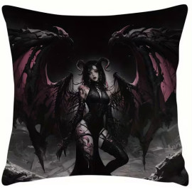 Coussin Gothique - Demonic Fairy