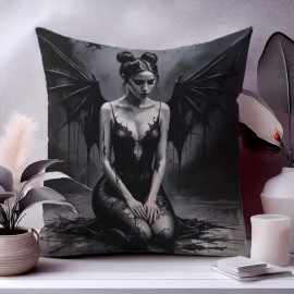 Coussin Gothique Gothic Woman