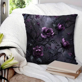 Coussin Gothique Poison Flowers