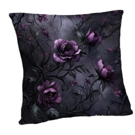Coussin Gothique Poison Flowers