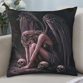 Coussin Gothique Sad Angel