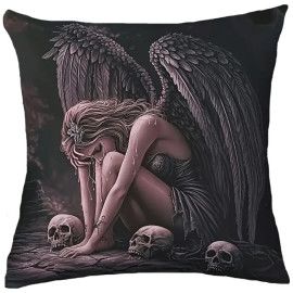 Coussin Gothique Sad Angel