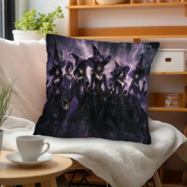 Coussin Gothique The Assembly of witches