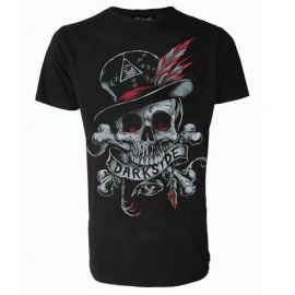 Darkside Tshirt Gothique Skull Voodoo