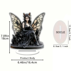 Déco 2D Déco 2D Fairy Black Cats