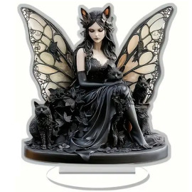 Déco 2D Fairy Black Cats