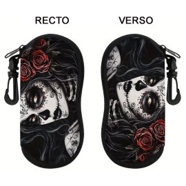 Etui à lunettes gothique Day of the Dead