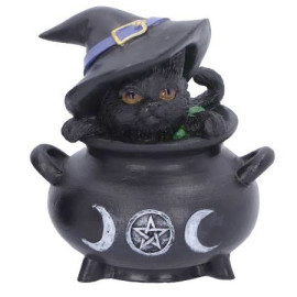 Statuette chat noir Bubble U5480T1