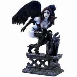 figurine ange gothique raven