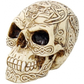 Figurine crane Orned Vampire Skull