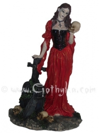 figurine femme gothique victorya