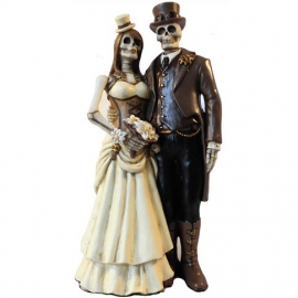 Figurine Couple Squelettes I Do - D1419D5