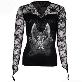 haut gothique avec dentelle spiral direct angel sorrow