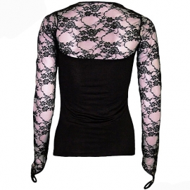 haut gothique avec dentelle spiral direct rose reflections