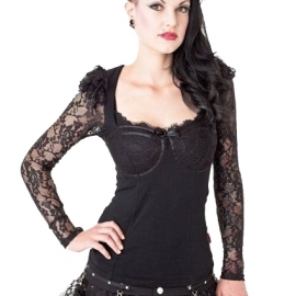 haut gothique queen of darkness lace sleeves SH12-368