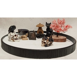 Jardin Zen  Gothique J80-Crânes