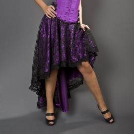jupe gothique burleska elizium violette M/L