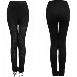 Legging Gothique Punk Rave Secret Garden K-187