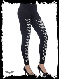 legging gothique queen of darkness Lacing - S