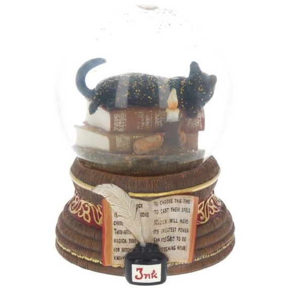 Boule à neige Chat noir 