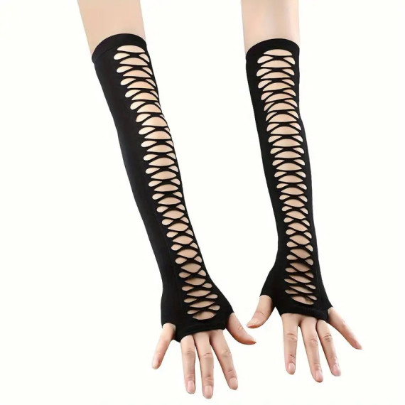 Mitaines longues Gothiques / Gants Gothiques