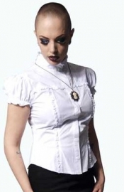 necessary evil chemise gothique alpheto blanche