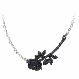 Alchemy Gothic P913 Black Rose Enigma - Pendentif Alchemy Gothic