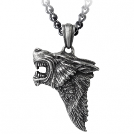 Alchemy Gothic P833 Dark Wolf - Pendentif Alchemy Gothic