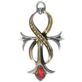 pendentif gothique Croix de l'Immortel Infini les enfants de la nuit