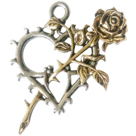 pendentif gothique fleur d'eternite les enfants de la nuit