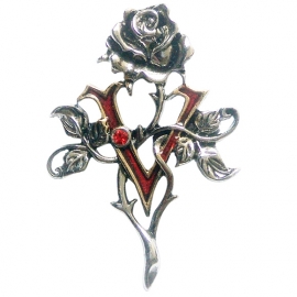 pendentif gothique la rose du vampire les enfants de la nuit