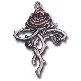 pendentif gothique rose croix
