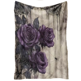 Plaid Gothique - Purple Roses