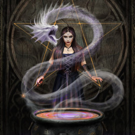 Plaid Gothique Anne Stokes The Summoning