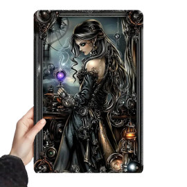 Plaque Métal Gothic Beauty Alchemist
