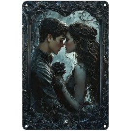 Plaque Métal Gothic Lovers