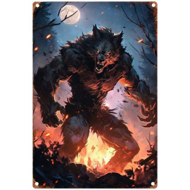 Plaque Métal Gothique - Lycan Fury