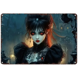 Plaque Métal Vampiress