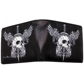 Portefeuille Gothique Skull & Wings