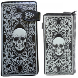 Portefeuille Gothique Skull Tarot C3550J7