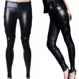 Punk Rave FAK143 Legging Gothique Black Swan