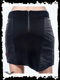 Queen of Darkness Jupe Gothique leather Look SK11-300
