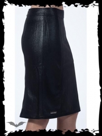 Queen of Darkness Jupe Gothique leather Look SK11-301