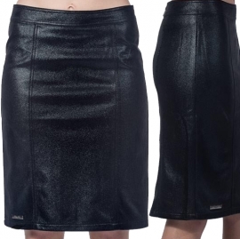 Queen of Darkness Jupe Gothique leather Look SK11-301