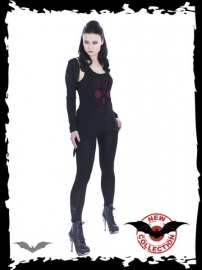 Queen of Darkness Legging Gothique Skull TR1-263