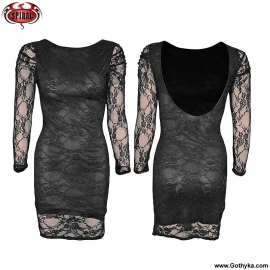 robe gothique avec dentelle spiral direct XL