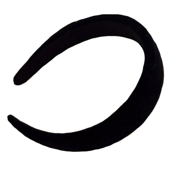 Serre-tête Gothique Velours Noir 3 cm / Accessoires Gothiques Divers