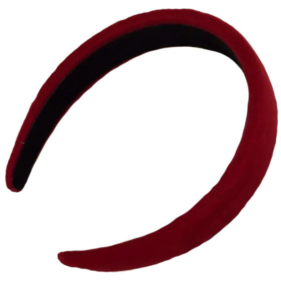 Serre-tête Gothique Velours Rouge 3 cm / Accessoires Gothiques Divers